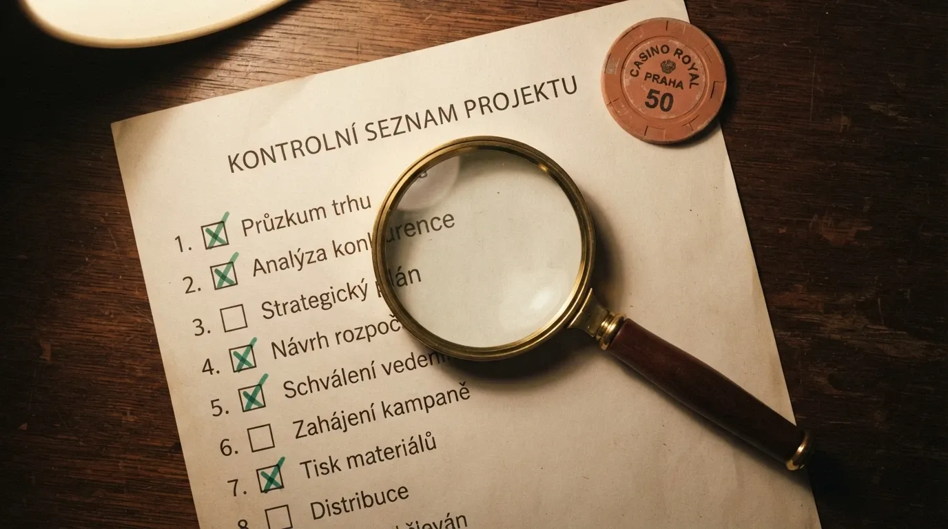 Lupa nad seznamem kritérií — licence, bonus, protočení, herní studia