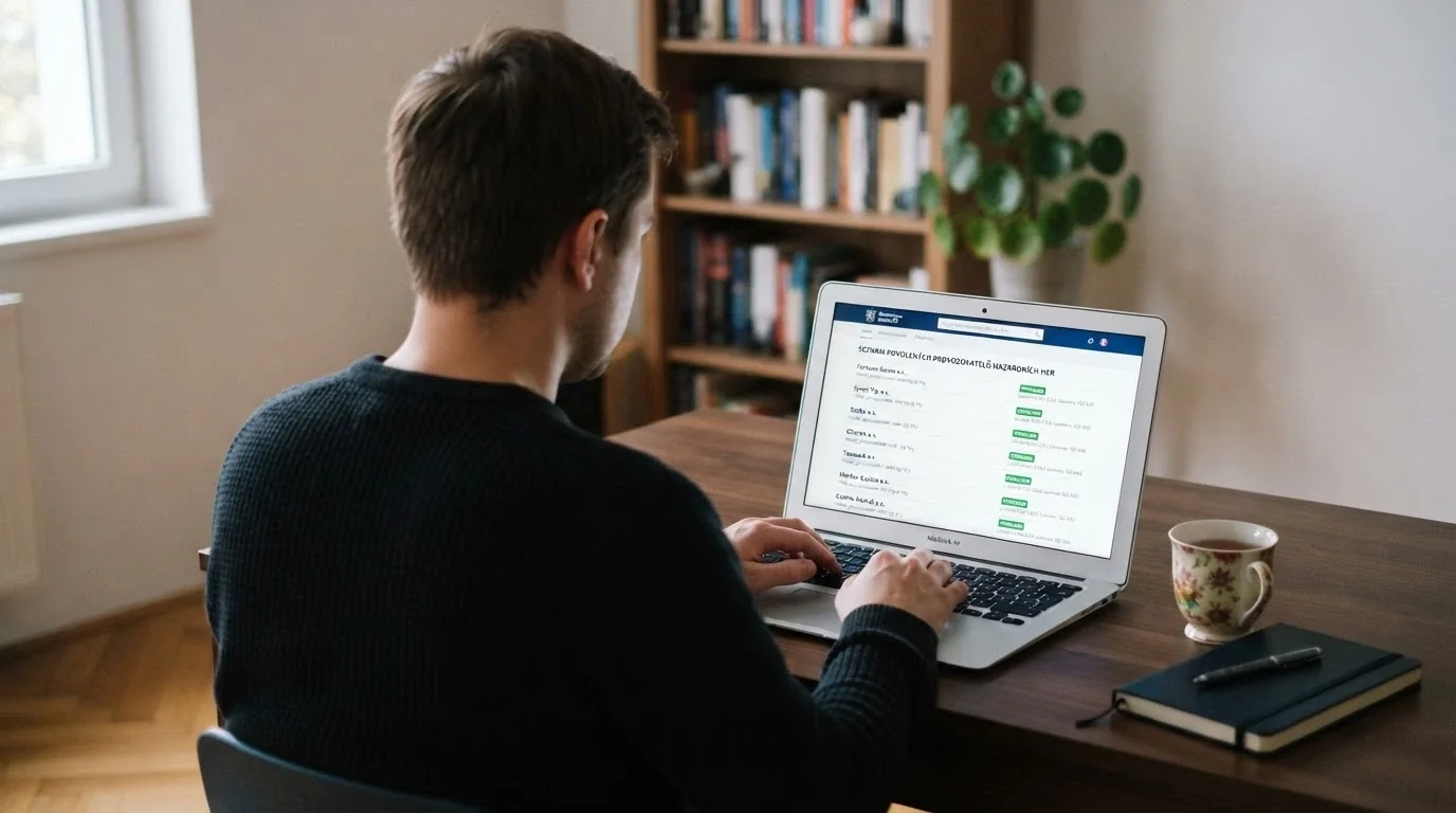 Úřední dokument s razítkem a paragrafem, vedle něj logo Ministerstva financí ČR