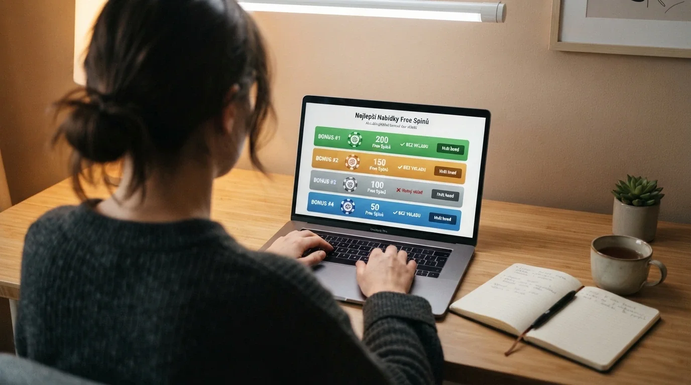 Přehledová tabulka s logy deseti operátorů a barevně odlišenými řádky podle typu nabídky — FS, kredit, vkladový bonus