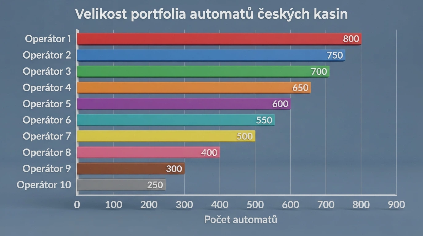 Přehledová tabulka s logy deseti kasin a klíčovými parametry vedle sebe — licence, bonus, počet automatů.