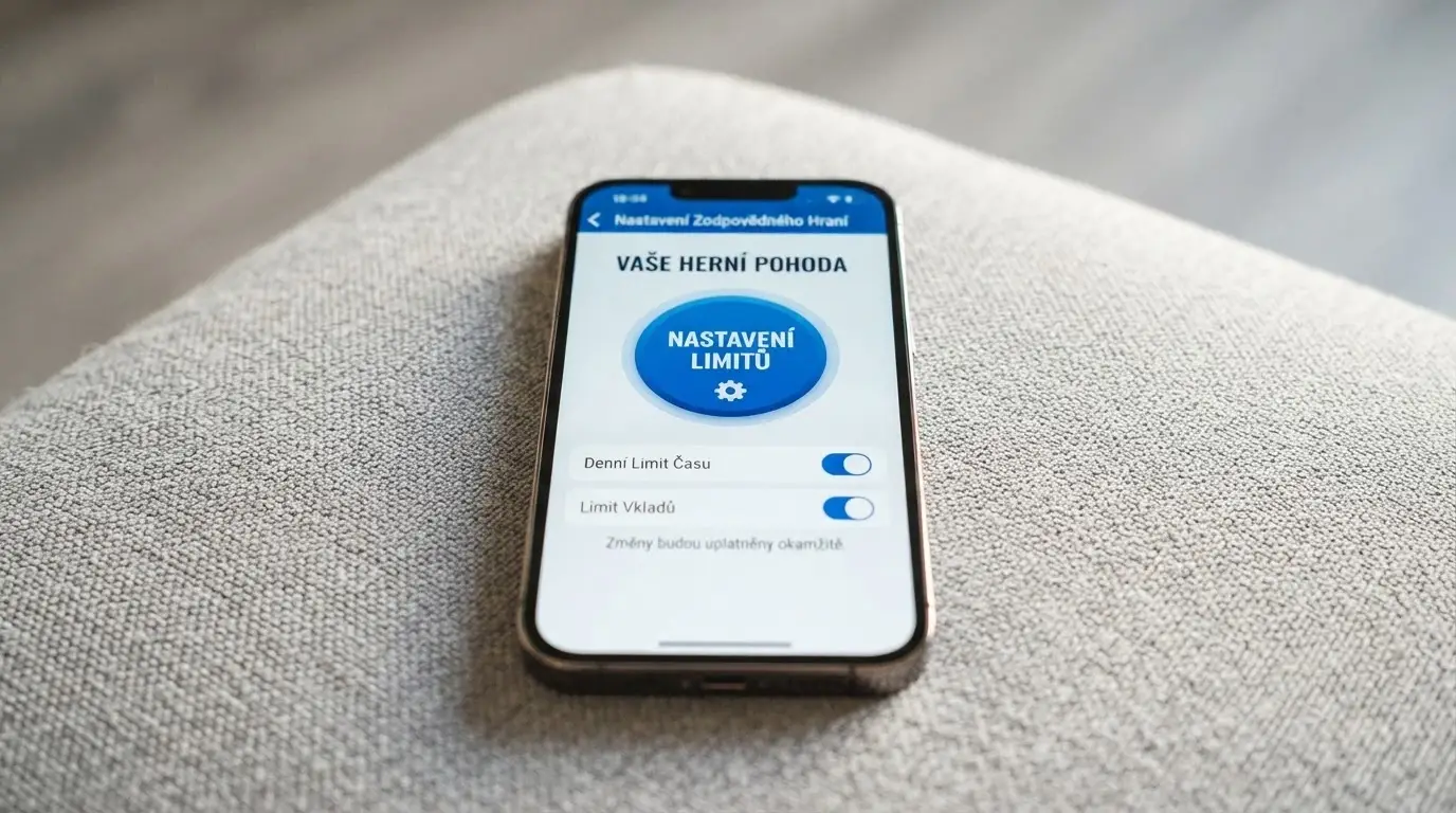 Ikona tlačítka paniky na obrazovce s textem o 48hodinovém sebevyloučení